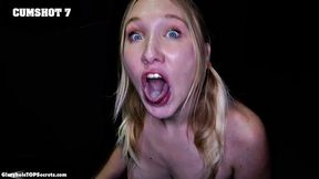 The cum matches your eyes, McKenna!