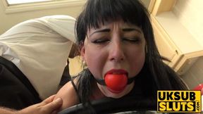 UKSubSluts com - English lady's ass fucking and spitting by a perverted freak