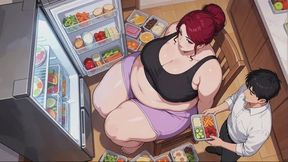 BBW SSBBW Stories #24: My Crimson Updo and Endless Appetite