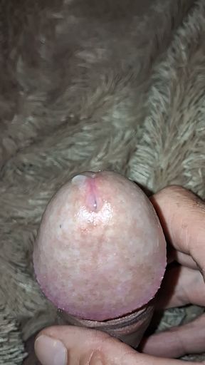 Cumshot from a hard cock