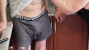Mother-in-law's afternoon delight precedes a dripping wet oral&#x1F61C; fix on a savory plate