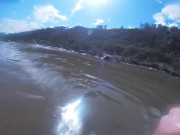 Nude Beach Swimming and Play