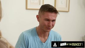 Alura Jenson's stepson's dick gets stuffed in her tight ass while her big tits bounce
