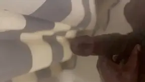 Big Cock Enthusiast Cums Intense in Public