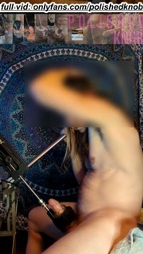 Fuck Machine MILKS Me at FULL SPEED