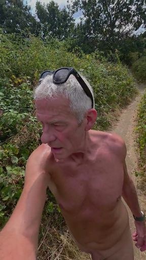 Naked Afternoon Outside Wank