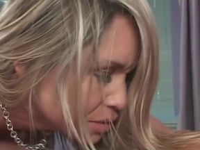 Huge boobs tattooed blonde pussy fucking in the bedroom