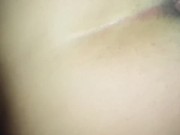 "Oh my poor ass" Twink pushes cum out of swollen ass public after car fuck