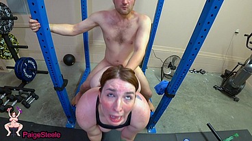 Home Gym Cardio and Creampie