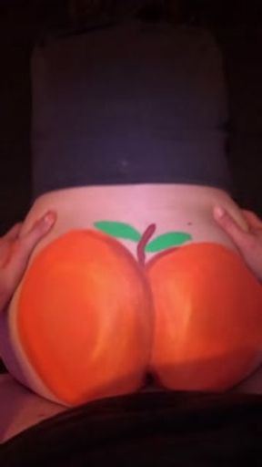I found a peach Emoji! 🍑🍑🍑 So I had to stick my Dick in it!