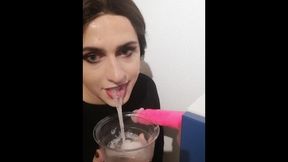Trans Wettest Blowjob Ever