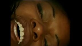 Eager ebony honey  Cinna Bunz gets fucked on a pool table by black cock