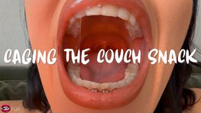 Caging The Couch Snack - Giantess Vore POV Swallow Whole, Belly Play, Digestion Talk Ft Raquel Roper