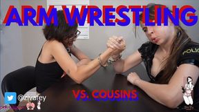 HD Ziva Fey - Arm Wrestling Ayuko Fey Behind Bars