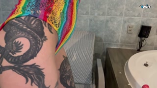 Cris Bathory continues the whipped cream play