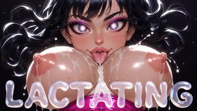 MILK LACTATION - Lactation Nursing: Milky Breasts Overflowing for My Good Boy