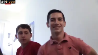 Twink College Initiation Ritual" or "Freshmen Pledge Gets Analized by Seniors