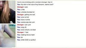 My dick is the size of my forearm and this curious girl wants to see it