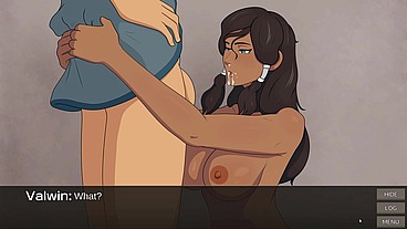 Cummy Bender Episode 14 - The Master of Cum Korra fuck hard - No Commentary