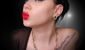 Cum on your silly face while staring at my full juice red lips! JOI