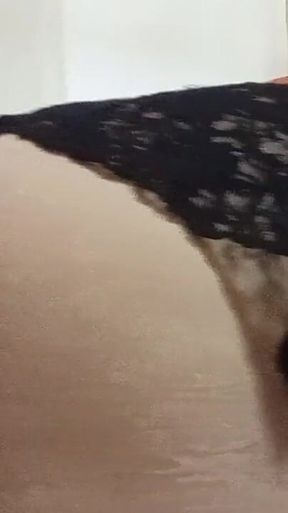 I Feel Very Hot and I Dress in My Very Sexy Black Skirt.