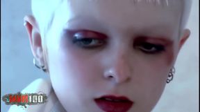 Lili: Photo Series in the Bathroom with the Beautiful Little French Punkette Lili