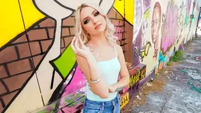 Bratty blonde shakes her ass and sucks cock just to borrow the fucking car keys