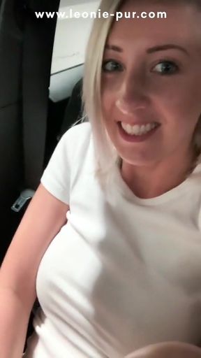 Iconic moment from &quot;Tight pussy fingered to orgasm in the public parking garage&quot;