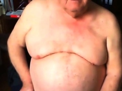 grandpa stroke on webcam