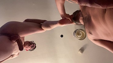 BRETT ANS SCRAPPY SUCK AND FOOTWORSHIP