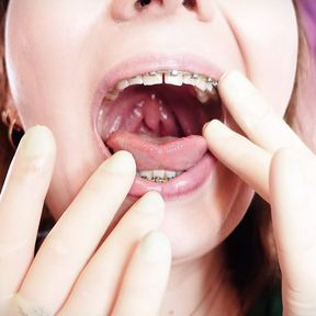 ASMR and close-ups: Giantess Vore Fetish - Eating Cars from chocolate. Braces. (Arya Grander)