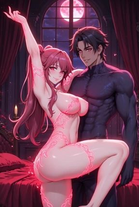 Stepmom and stepson massage and sax dance