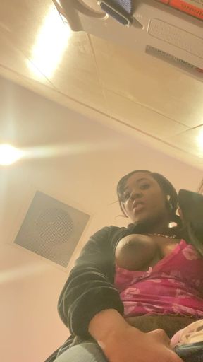 Quick Nut Solo Masturbation in Walmart Bathroom