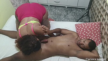 Chegou da rua e veio me encomodar comi gostoso
