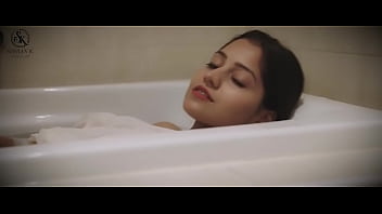 Desi Girl wearing saree seduces in bathtub