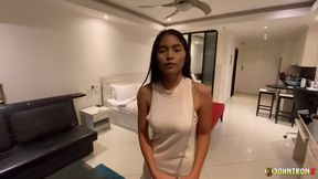 Johntronx - 2024216 - Pim D - Skinny and Petite Thai Girl Returns for My Creampie