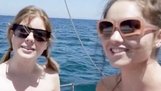 Three teens make out before being hammered in an open sea