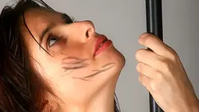 Army Chick puffy nipples and clit rubbing