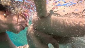 Fuck Golden shower Piss Rimming Facial in murky water