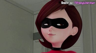 Cass Hamada & Mrs. Incredible animated cartoon fuck