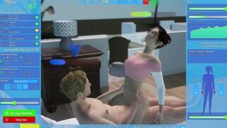 Satisfaction Party [Final] [HFTGames] two friends came to Tiffany and took turns fucking her