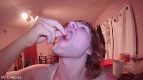 Gummies get punished for squatting in a giant's domain