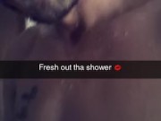 After Shower Snapchat