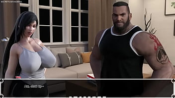Tifa's Secret: Curvy anime wife dreams of big black cock