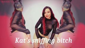 Kat's sniffing bitch