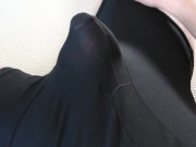 Flexing My Bulge in my Silk Singlet