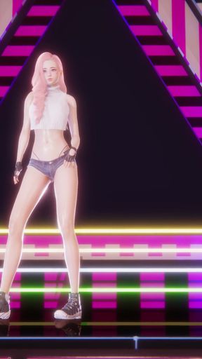 MMD NewJeans - Hype Boy - Ahri and Seraphine Sexy Kpop Dance League of Legends Hentai Uncensored 4K 60FPS   Clip 1