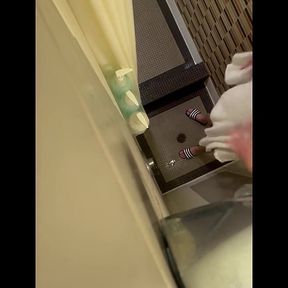 Showing off in the Shower Room
