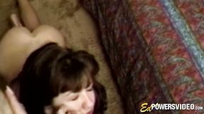 Redhead Karolina Mirasova sizzling in a bisexual trio
