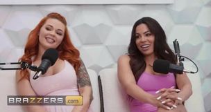 Unforgettable Podcast Moments: Luna Star and Sinatra Monroe Join Ricky Johnson for an Epic Threesome Adventure!